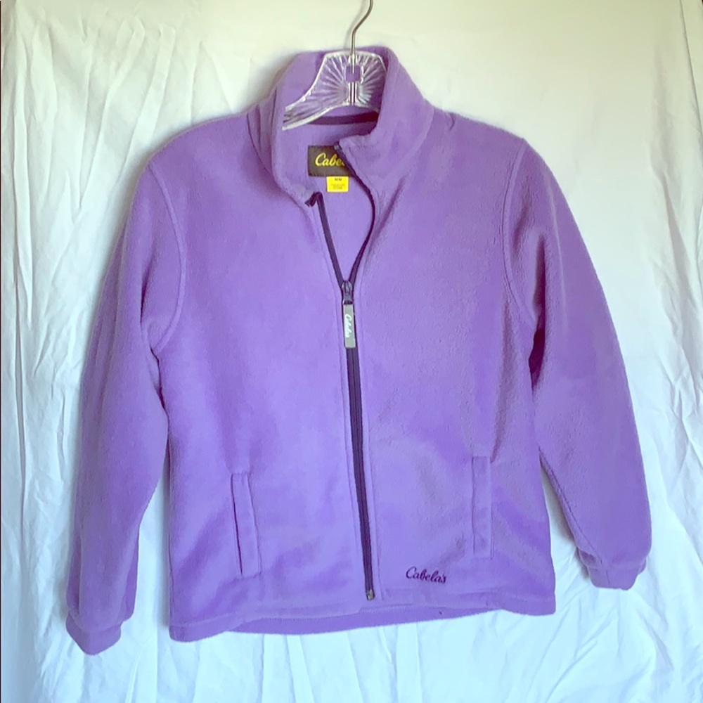 Cabela’s Purple Zip Up Cozzy Sweater / Jacket 💜
